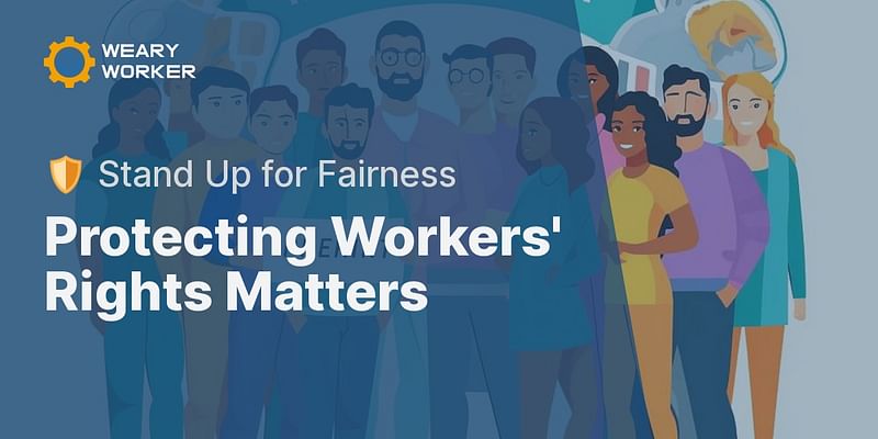 Protecting Workers' Rights Matters - 🛡️ Stand Up for Fairness