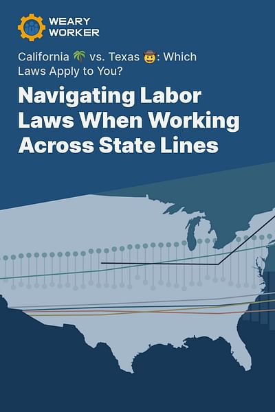 Navigating Labor Laws When Working Across State Lines - California 🌴 vs. Texas 🤠: Which Laws Apply to You?